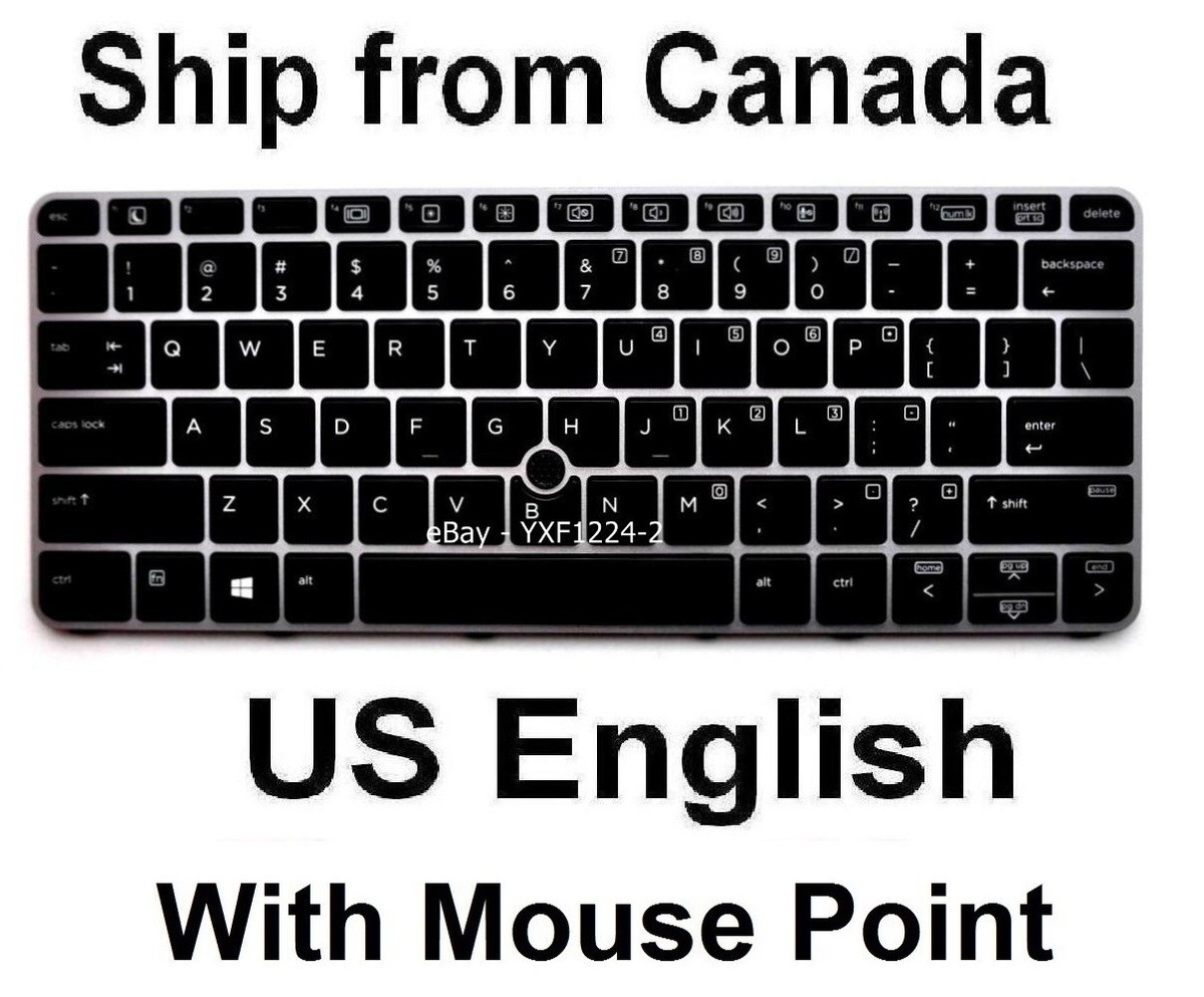 DE QWERTZ Notebook Keyboard Original HP Tastatur Deutsch QWERTZ - Mit Trackpoint & Beleuchtung Für EliteBook 820 G3/G4 Trackpoint Keyboard