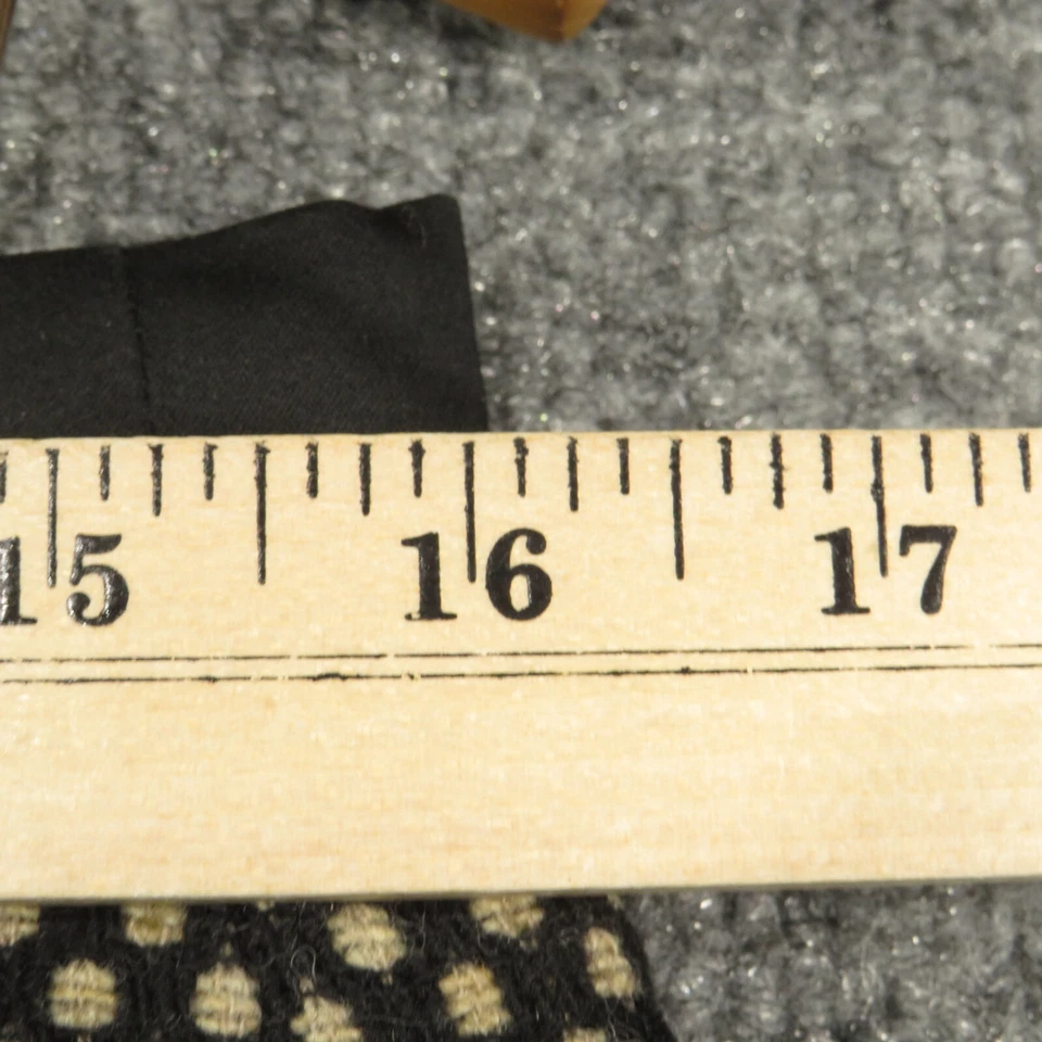 Falda Strenesse Mujer 10 Negra Marrón Lana Plana Frontal Trasera Cremallera Lana Falda Lápiz Foto 4 de 4