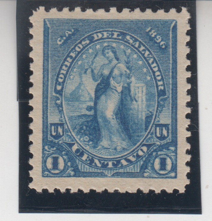 EL SALVADOR 1896. Peace Liberty Series. 1c.  MLH OG Sc# 134