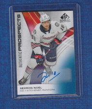 2019-20 SP Game Used CHL Authentic Prospects Auto # 27 Serron Noel
