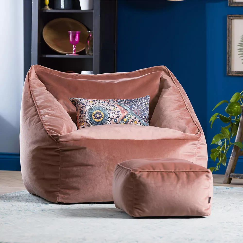 Icon velvet bean sale bag