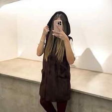 BETTA CORRADI - GILET ECOPELLICCIA  Bordeaux  SCONTO 50%