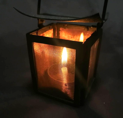 Vintage Japanese Ariake Lantern Light candle stand Rare Antique