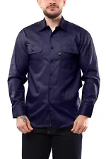 Men's Long Sleeve Durable Work and Casual Shirts