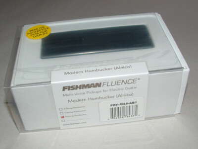 Fishman Fluence PRF-M38-AB1 8 String Modern Humbucker Alnico 3 Voices BLACK