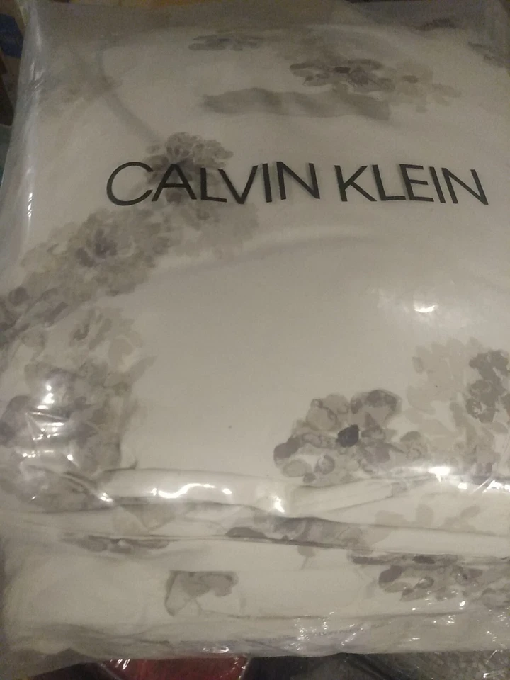 Edredón doble Calvin Klein Sandstorm Flora + farsa raro, de colección, ¡nuevo! 😍 Foto 4 de 4