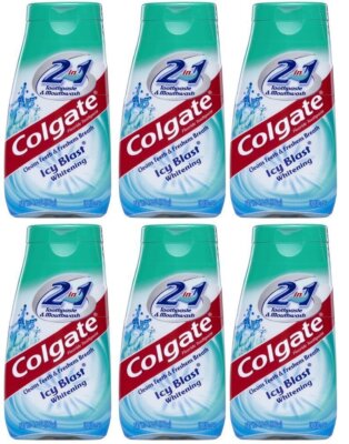 Colgate Mouthwash Pack of 6 4.6 Ounce Total 27.6 Ounces Refreshing Mint Flavored
