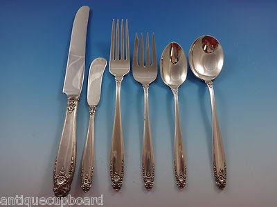 Prelude by International Sterling Silver Flatware Set Service 112