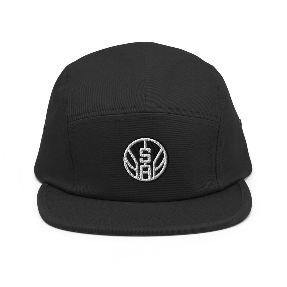 San Antonio Spurs Minimalist Design Embroidered Five Panel Cap