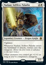 MTG D&D AFR R Nadaar Selfless Paladin #027