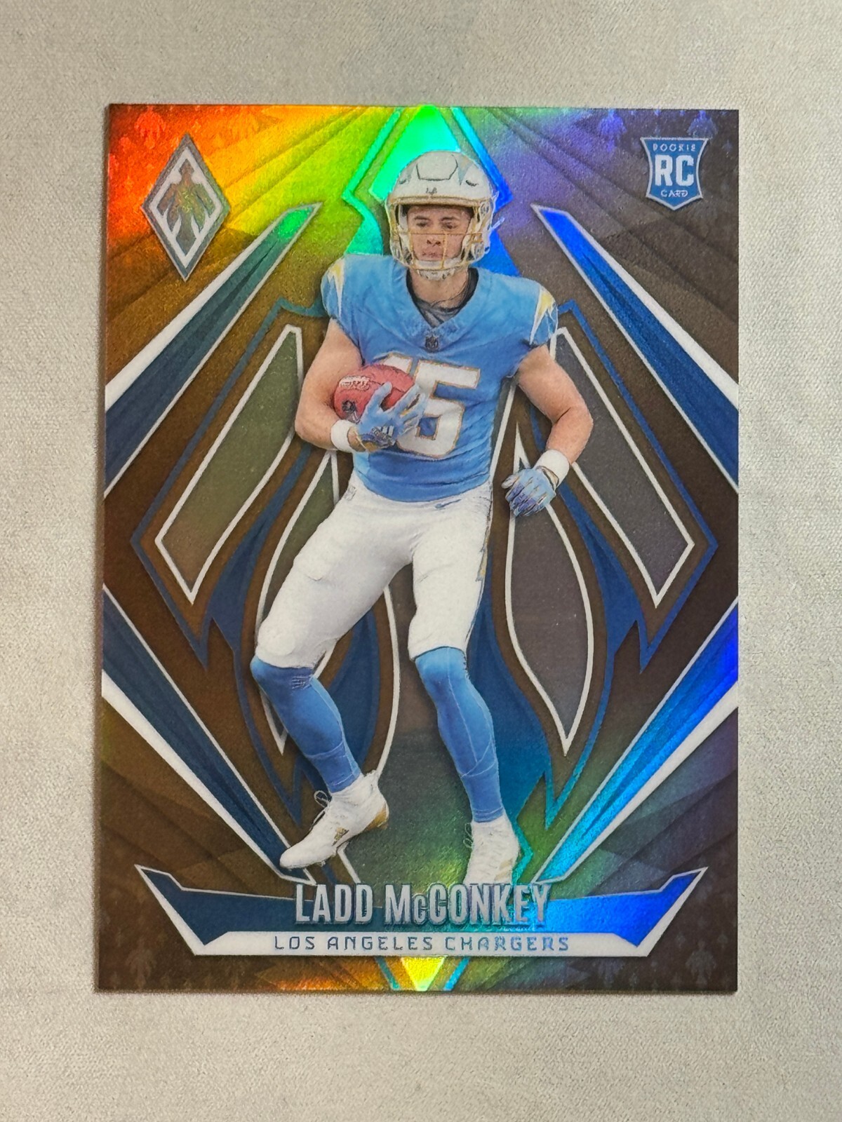 2024 Panini Phoenix Bronze Ladd McConkey Rookie RC /75 #216 Chargers