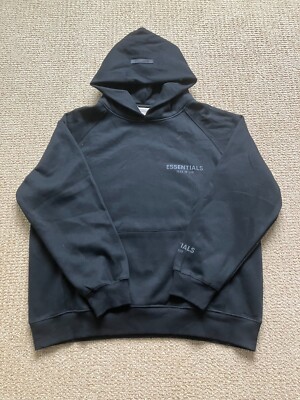 Fear of God Essentials Hoodie Black, Men's Medium, Quality Alternative Hoodie
