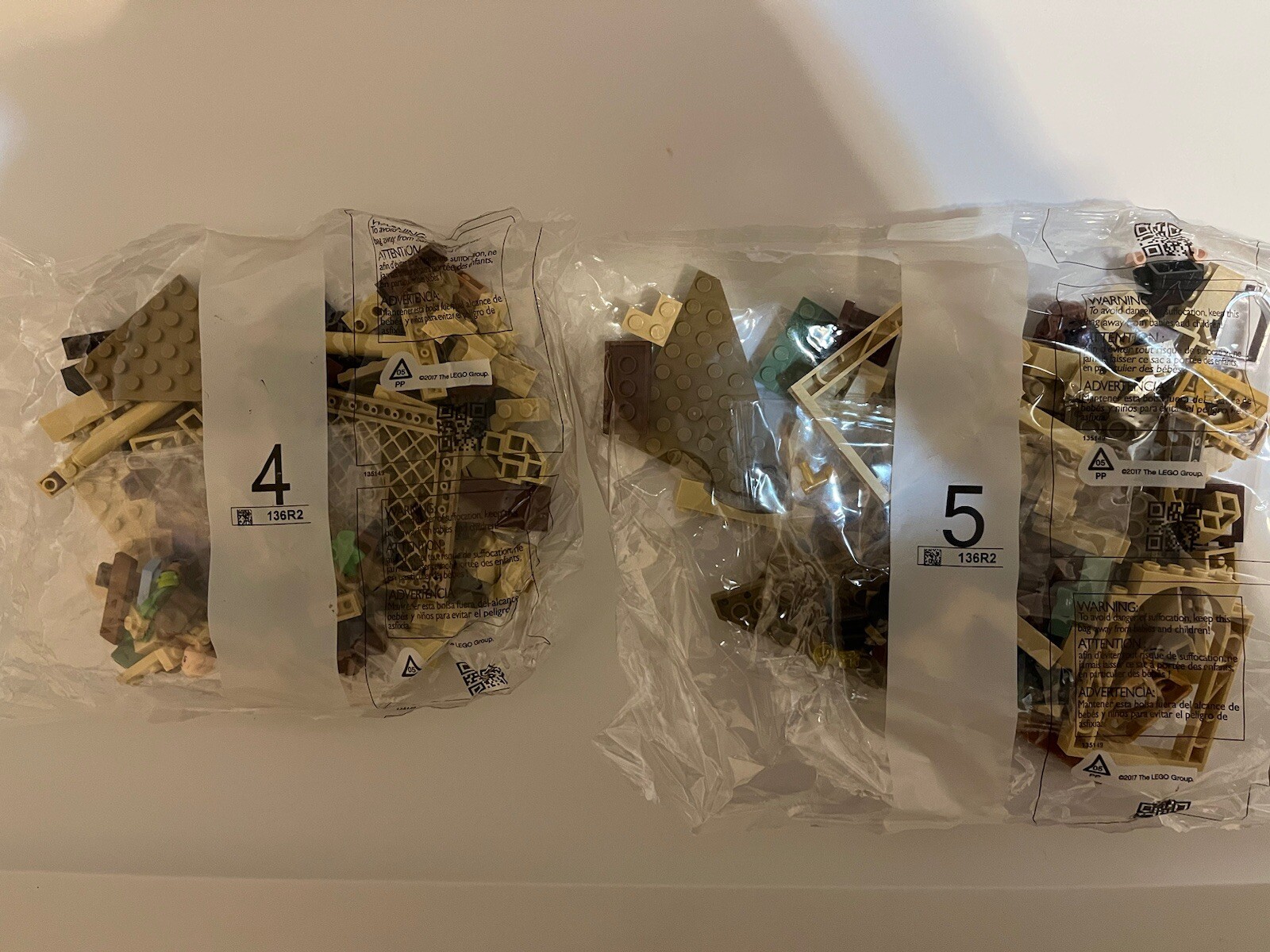 LEGO Harry Potter Hogwarts Dumbledores Office 76402 Bags 4 & 5 Sealed