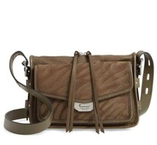 Rag & Bone Taupe (olive) Zebra Small Field Messenger Crossbody Leather Bag - Nwt