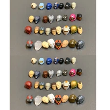 Lot 64 Pcs Heads For Mega Bloks Construx HALO CALL OF DUTY DESTINY FIGURE #J