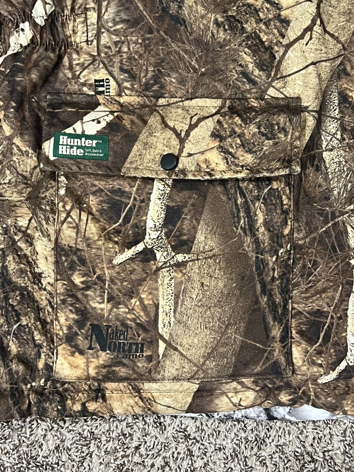 Gamehide Chameleon Hunting Jacket Naked North Camo Reversible Snow Tree 17R 3XL - Image 2 of 4