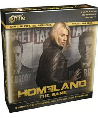 TV Homeland The Game Board Game Family Fun Multiplayer Espionage Gale Force Nine