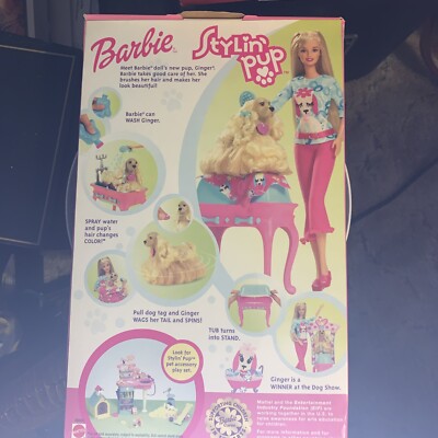 Barbie Stylin' Pup Doll and Puppy 2002 Mattel 56684 | eBay