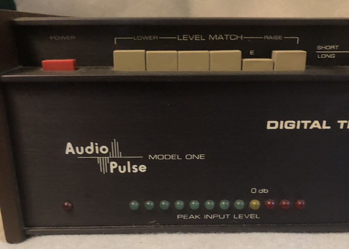 Original Collectible 1976 Model One Audio Pulse Digital Time Delay