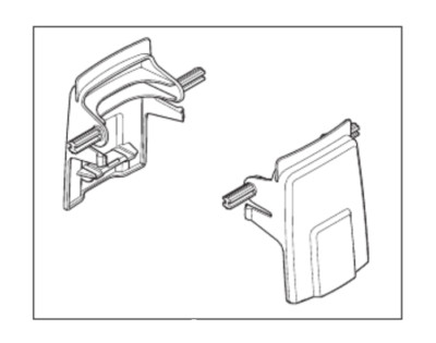 Nilfisk Klammer 2 Stk Clamps Clips Verschluss Motorkopf Behälter Multi II 22, 30