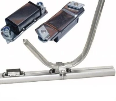 Sonderadapter für Dachträger mit Nuten für Kajakträger Ovalbügel von Eckla