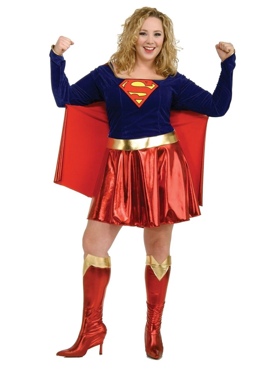 Plus Size Supergirl Super Girl Superhero Super Hero Women s