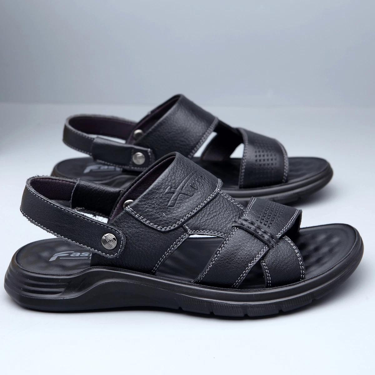 Fashion Men Sandals Slip on Flats Slippers Summer Beach Casual