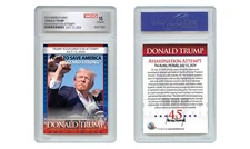 DONALD TRUMP Assassination Attempt Photo Official Trading Card - GEM MINT 10