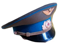 Original 1989 USSR AF/Airborne Officer Hat/Obsolete/Vintage/FREE SHIPPING IN US
