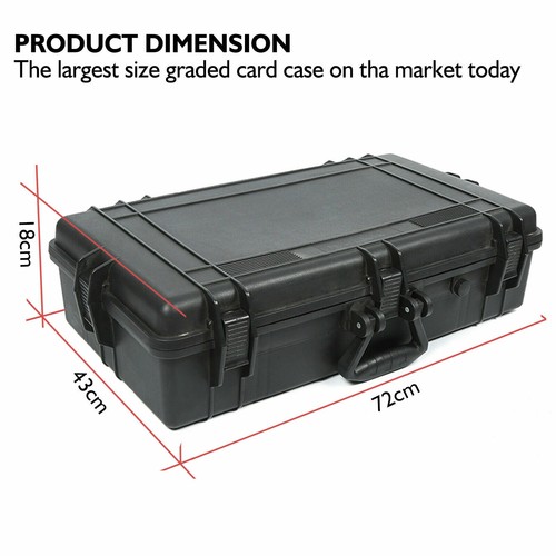 Graded Card Case Aufbewahrungsbox für 300+ BGS PSA Sports Trading Cards wasserdicht - Bild 2 von 8