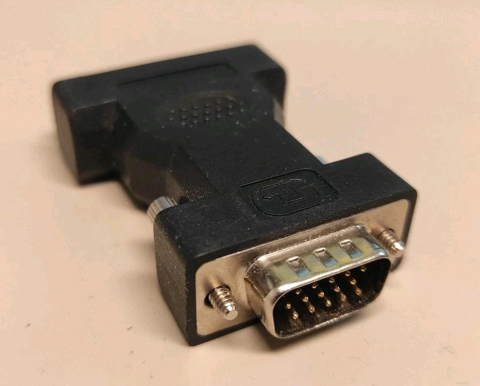 Adapter DVI-I 24+5 Buchse auf VGA Stecker 15 polig Monitoradapter PC TFT - Bild 2 von 2