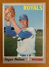 1970 Topps Kansas City Royals Roger Nelson Baseball Card #633 (NM)