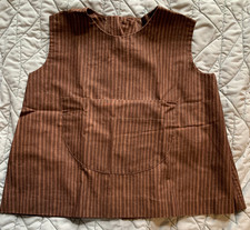  VINTAGE 1980s MARIMEKKO Finland Children's Girls' Brown Stripe Sleeveless Top