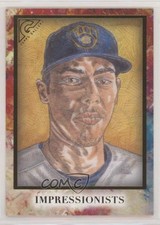2020 Topps Gallery Impressionists Christian Yelich #IM-16 03mf