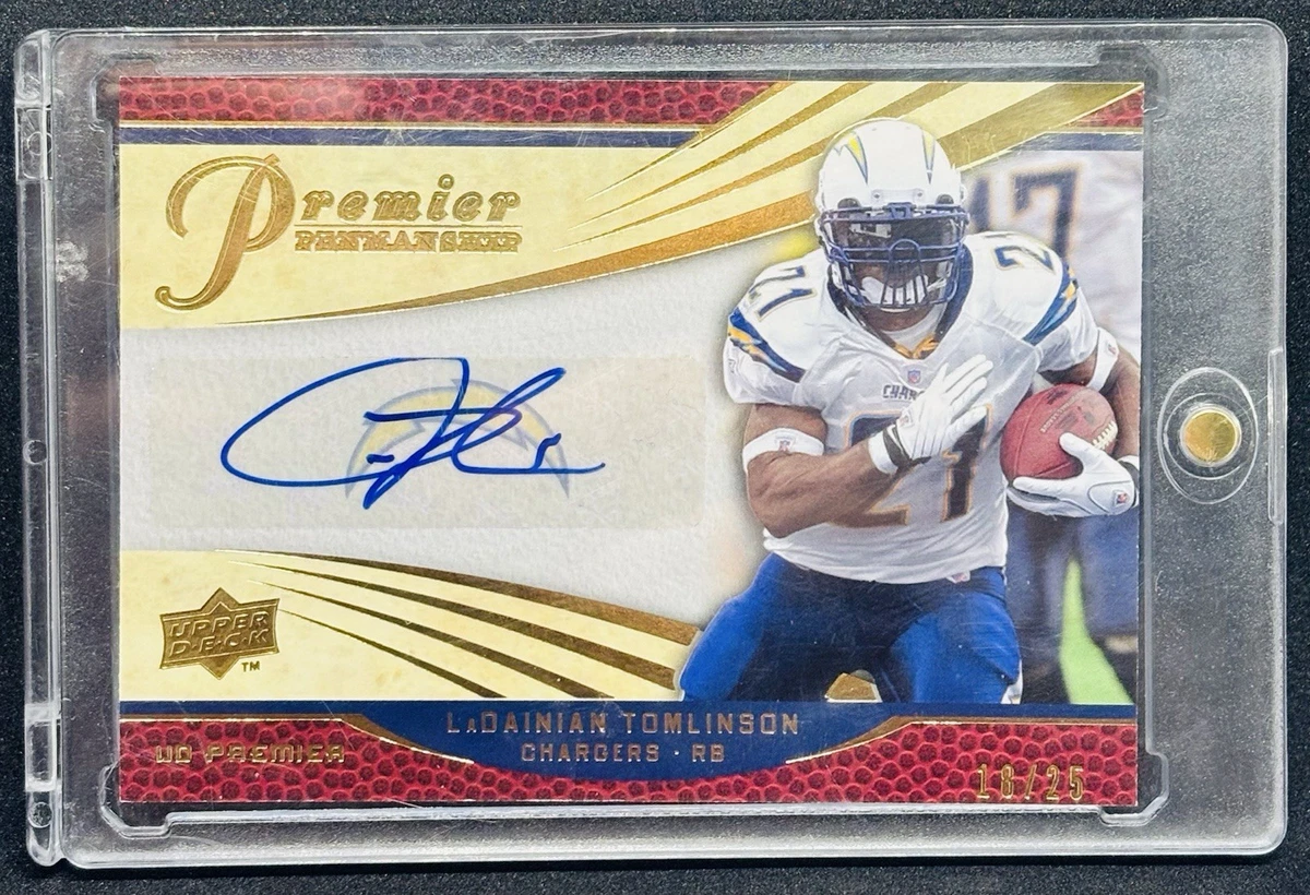 その他 Bowman Relics Auto LaDainian Tomlinson LaDainian Tomlinson Football Autographed Sports Trading Cards for