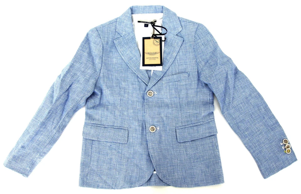 Aston Martin Kinder Sakko Blazer Jacket Junge Boy Gr 116 5-6 Jahre UK 8 AJJE4290 - Bild 1 von 1