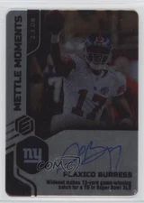 2022 Panini Elements Mettle Moments Auto /75 Plaxico Burress #MM-PB Auto
