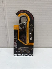 TRUE Crafty 2.0 Utility Knife | Pocket Knife, Carabiner Clip, EDC, Minimalist