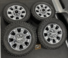 Ford 20 F-250 F-350 Chrome Lariat Oem Wheels Bfg Ko3 Tires Platinum Rims Tpms