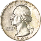 1954-P Washington Quarter