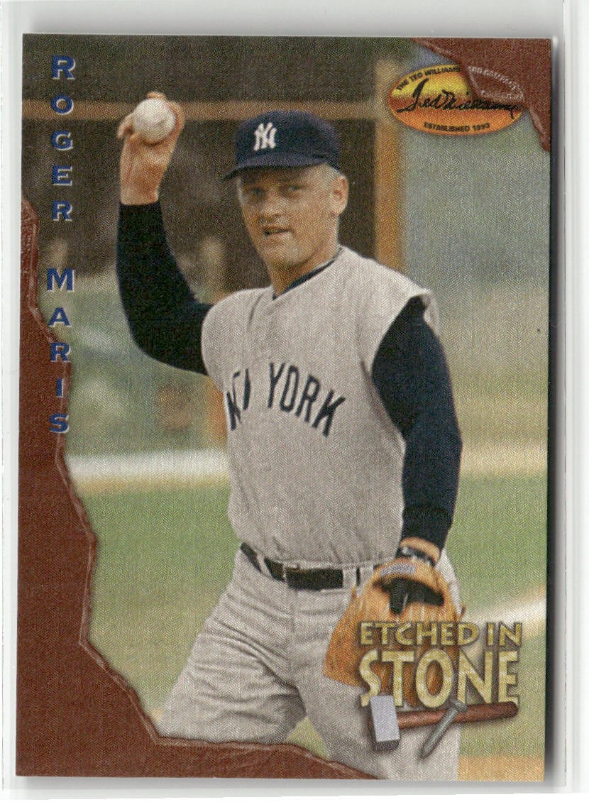 1994 TED WILLIAMS #ES7 ROGER MARIS ROGER MARIS: ETCHED IN STONE NEW YORK YANKEES