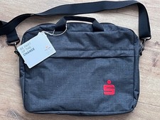 Halfar Notebook-Tasche  EUROPE grau-meliert mit Werbedruck