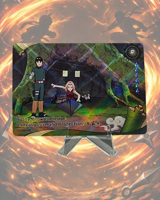 #ad Naruto Kayou English Series 2 Card Bushy Brows Pledge NRSA02 R 023L1 $0.99