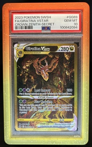 2023 Pokemon SWSH Crown Zenith Giratina VSTAR Galarian Gallery #GG69/GG70 PSA 10