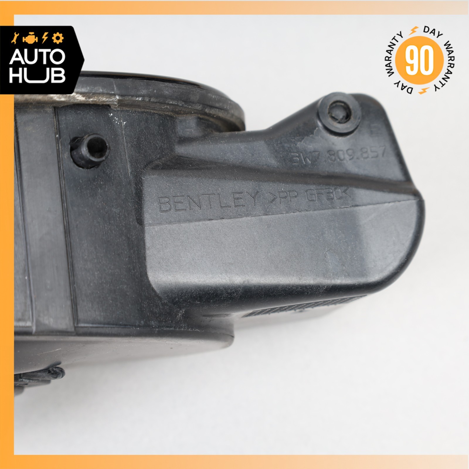 07-12 Bentley Continental GTC Fuel Filler Gas Tank Door Flap Lid Black OEM