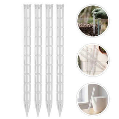 10Pcs Durable White Plastic Aeration Stakes for Plant Root Health Protection