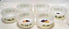 6 VTG 434 Fire King Anchor Hocking 6oz Meadow Green Custard Ramekin LABELS, LIDS
