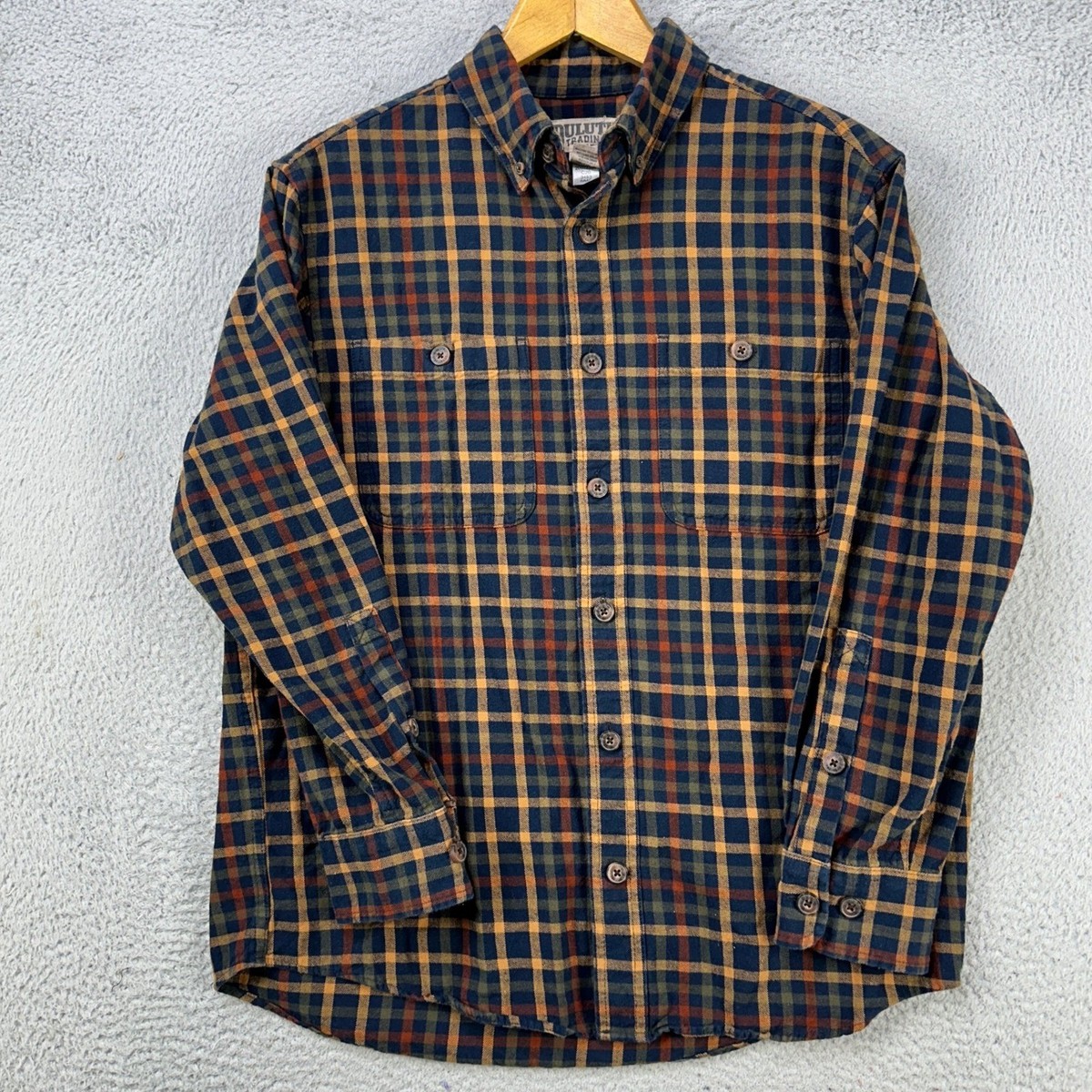 duluth dress shirts Duluth Plaid Dress Shirt by Southern Marsh Slate and Mint / S
