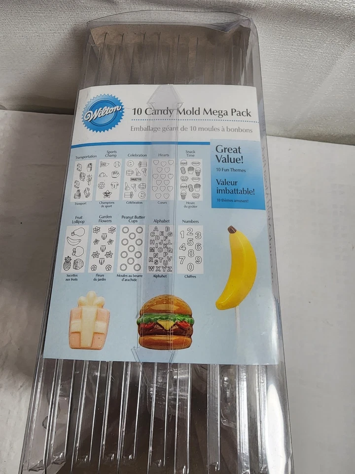 Wilton 10 шт. конфеты леденец форма мега упаковка 10 различных тем новый - Изображение 3 из 4