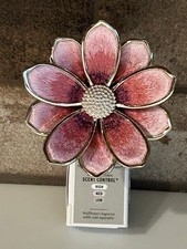 Bath Body Works Wallflower Plug With Scent Control Embroidered Pink Flower NWT